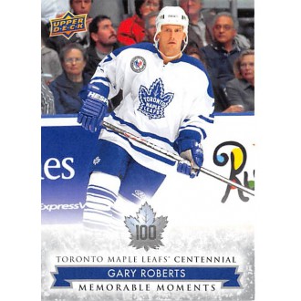 Řadové karty - Roberts Gary - 2017-18 Toronto Maple Leafs Centennial No.194
