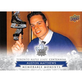 Řadové karty - Matthews Auston - 2017-18 Toronto Maple Leafs Centennial No.198