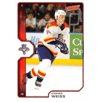 Řadové karty - Weiss Stephen - 2002-03 Victory No.89
