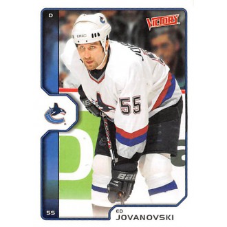 Řadové karty - Jovanovski Ed - 2002-03 Victory No.210
