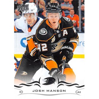Řadové karty - Manson Josh - 2018-19 Upper Deck No.254