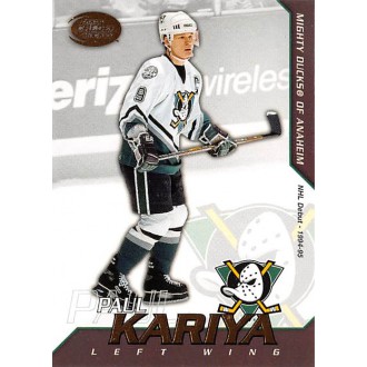 Řadové karty - Kariya Paul - 2002-03 Calder No.30