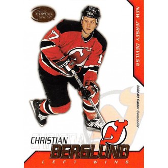 Řadové karty - Berglund Christian - 2002-03 Calder No.78