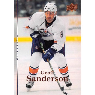 Řadové karty - Sanderson Geoff - 2007-08 Upper Deck No.318