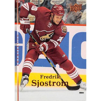 Řadové karty - Sjostrom Fredrik - 2007-08 Upper Deck No.348