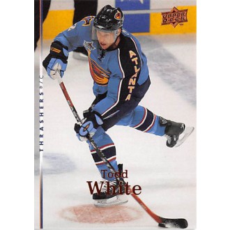 Řadové karty - White Todd - 2007-08 Upper Deck No.422