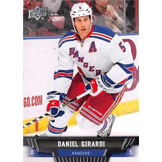 Řadové karty - Girardi Daniel - 2013-14 Upper Deck No.27