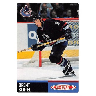 Řadové karty - Sopel Brent - 2002-03 Topps Total No.28