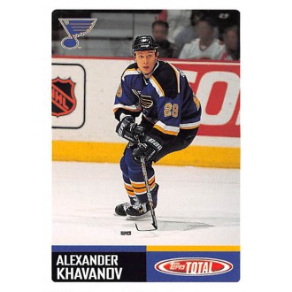 Řadové karty - Khavanov Alexander - 2002-03 Topps Total No.133