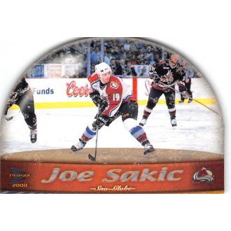 Insertní karty - Sakic Joe - 1999-00 Prism Sno-Globe Die-Cuts No.7