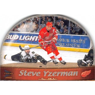 Insertní karty - Yzerman Steve - 1999-00 Prism Sno-Globe Die-Cuts No.11