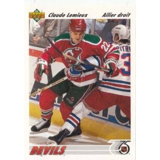 Řadové karty - Lemieux Claude - 1991-92 Upper Deck French No.294