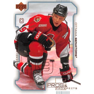 Řadové karty - Yashin Alexei - 2000-01 Pros and Prospects No.60