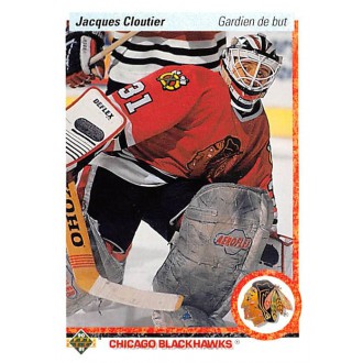 Řadové karty - Cloutier Jacques - 1990-91 Upper Deck French No.114
