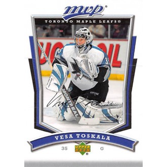Řadové karty - Toskala Vesa - 2007-08 MVP No.179