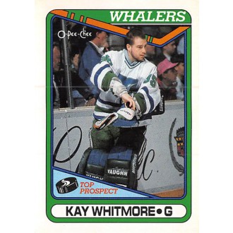Řadové karty - Whitmore Kay - 1990-91 O-Pee-Chee No.232