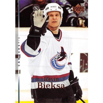 Řadové karty - Bieksa Kevin - 2007-08 Upper Deck No.36