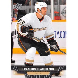 Řadové karty - Beauchemin Francois - 2013-14 Upper Deck No.174