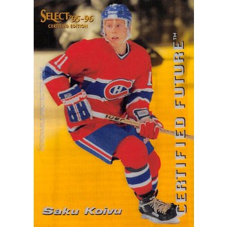 Insertní karty - Koivu Saku - 1995-96 Select Certified Future No.5