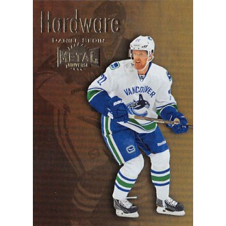 Insertní karty - Sedin Daniel - 2012-13 Fleer Retro Metal Universe Championship Hardware No.18CH