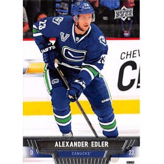 Řadové karty - Edler Alexander - 2013-14 Upper Deck No.195