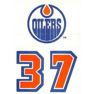 Insertní karty - Edmonton Oilers - 1987-88 Topps Sticker Inserts No.33