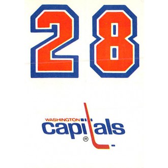 Insertní karty - Washington Capitals - 1987-88 Topps Sticker Inserts No.30