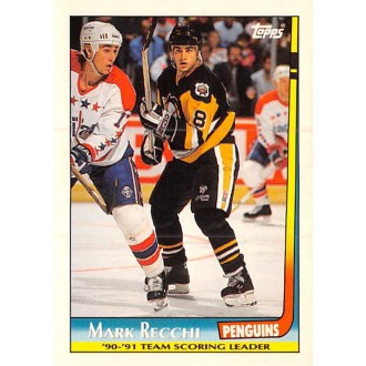 Insertní karty - Recchi Mark - 1991-92 Topps Team Scoring Leaders No.5