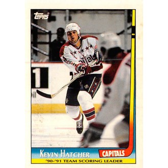 Insertní karty - Hatcher Kevin - 1991-92 Topps Team Scoring Leaders No.16