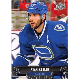 Řadové karty - Kesler Ryan - 2013-14 Upper Deck No.256