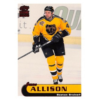 Paralelní karty - Allison Jason - 1999-00 Paramount Red No.16