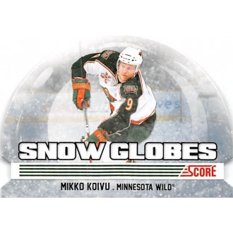 Insertní karty - Koivu Mikko - 2011-12 Score Snow Globe Die Cuts No.9