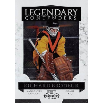 Insertní karty - Brodeur Richard - 2010-11 Playoff Contenders Legendary Contenders No.5