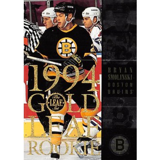 Insertní karty - Smolinski Bryan - 1994-95 Leaf Gold Rookies No.14