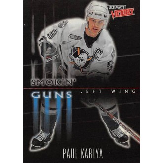 Insertní karty - Kariya Paul - 1999-00 Ultimate Victory Smokin Guns No.SG2