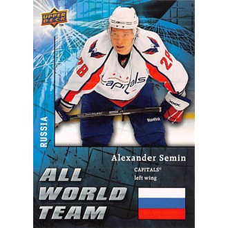 Insertní karty - Semin Alexander - 2009-10 Upper Deck All World Team No.AW4