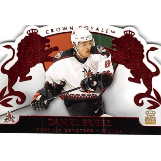 Paralelní karty - Briere Daniel - 2002-03 Crown Royale Red No.74