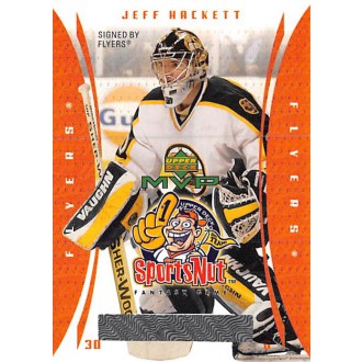 Insertní karty - Hackett Jeff - 2003-04 MVP SportsNut No.SN7