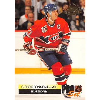 Insertní karty - Carbonneau Guy - 1992-93 Pro Set Award Winners No.CC5