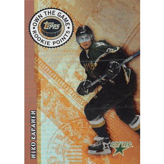 Insertní karty - Kapanen Niko - 2003-04 Topps Own the Game No.OTG10