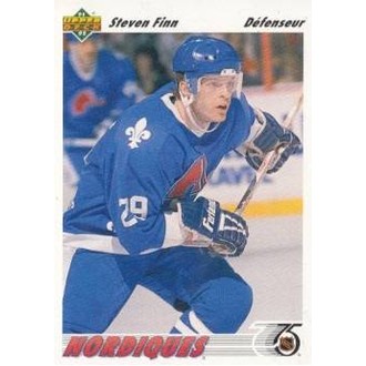 Řadové karty - Finn Steven - 1991-92 Upper Deck French No.340