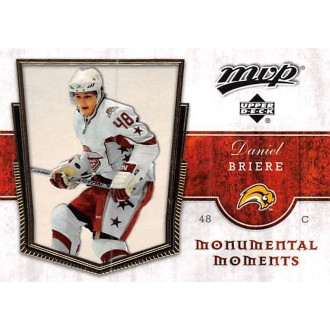 Insertní karty - Briere Daniel - 2007-08 MVP Monumental Moments No.MM10