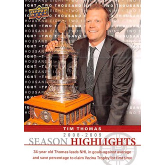 Insertní karty - Thomas Tim - 2009-10 Upper Deck Season Highlights No.SH3