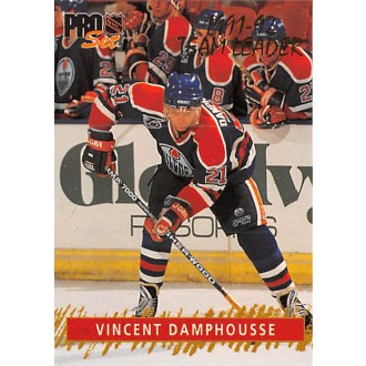 Insertní karty - Damphousse Vincent - 1992-93 Pro Set Team Leaders No.5