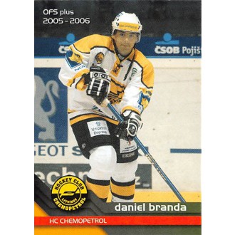 Extraliga OFS - Branda Daniel - 2005-06 OFS No.24