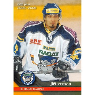 Extraliga OFS - Zeman Jiří - 2005-06 OFS No.124