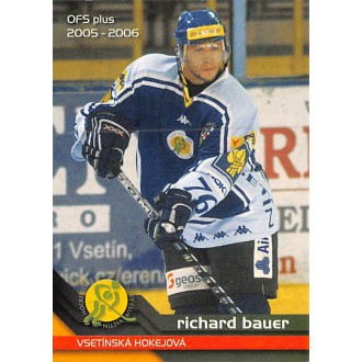Extraliga OFS - Bauer Richard - 2005-06 OFS No.196