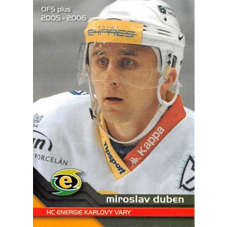 Extraliga OFS - Duben Miroslav - 2005-06 OFS No.267
