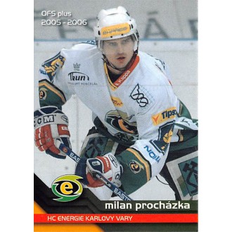 Extraliga OFS - Procházka Milan - 2005-06 OFS No.282