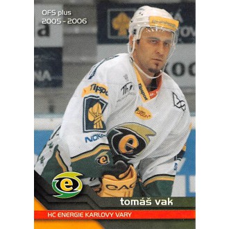 Extraliga OFS - Vak Tomáš - 2005-06 OFS No.286